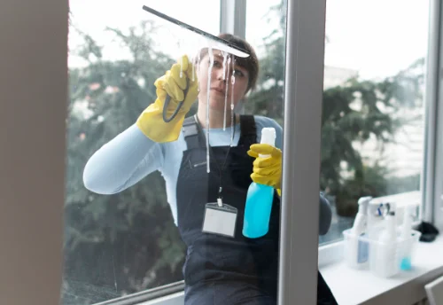 Nettoyage de vitres intérieures et extérieures à Leychert
